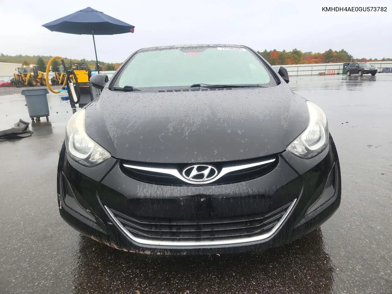 2016 HYUNDAI ELANTRA VIN KMHDH4AE0GU573782 — фото 5