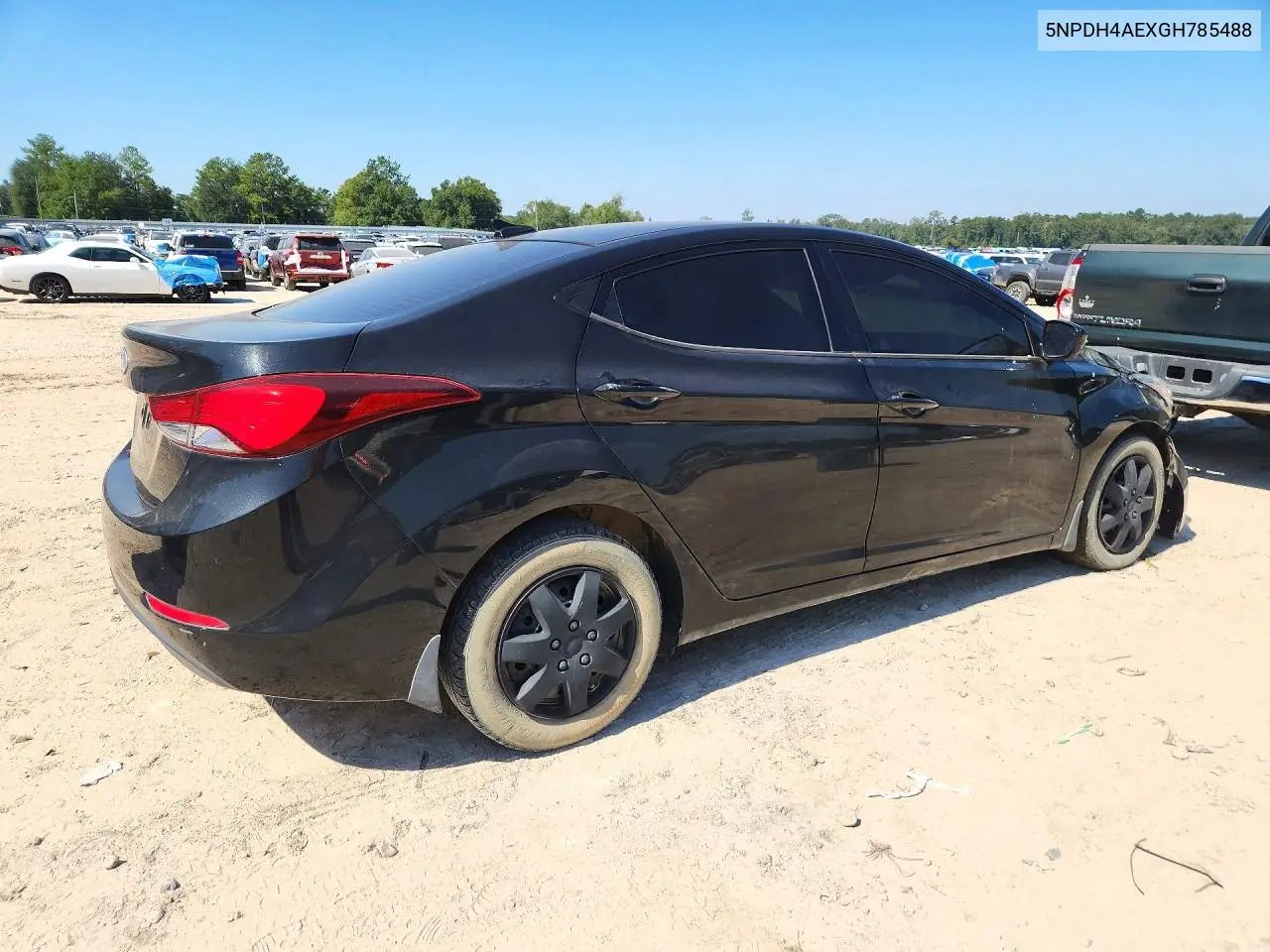2016 HYUNDAI ELANTRA VIN 5NPDH4AEXGH785488 — фото 3