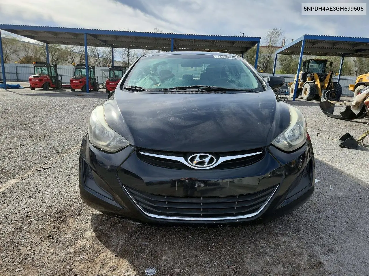 2016 HYUNDAI ELANTRA VIN 5NPDH4AE3GH699505 — фото 5