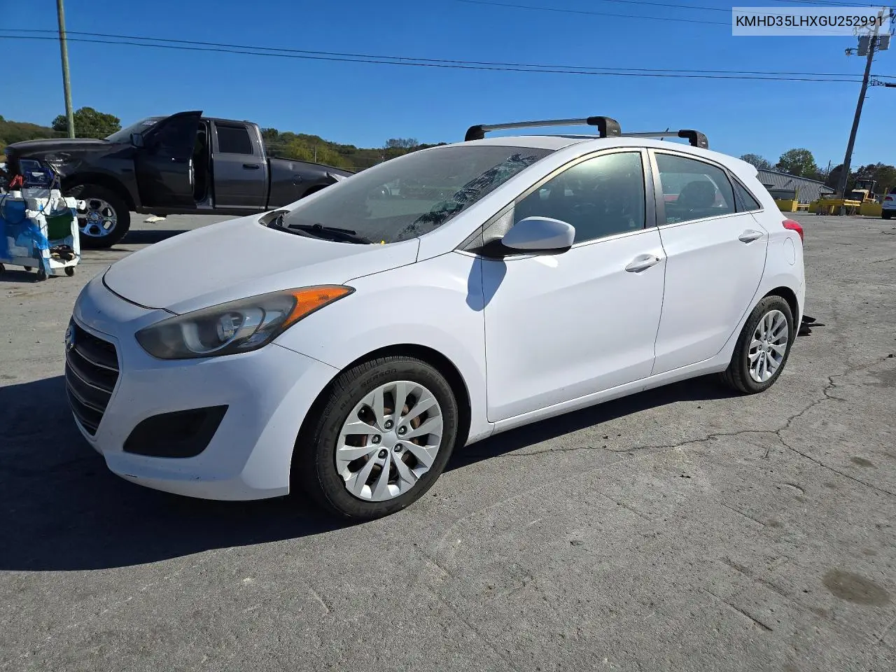 HYUNDAI ELANTRA 2016, VIN KMHD35LHXGU252991