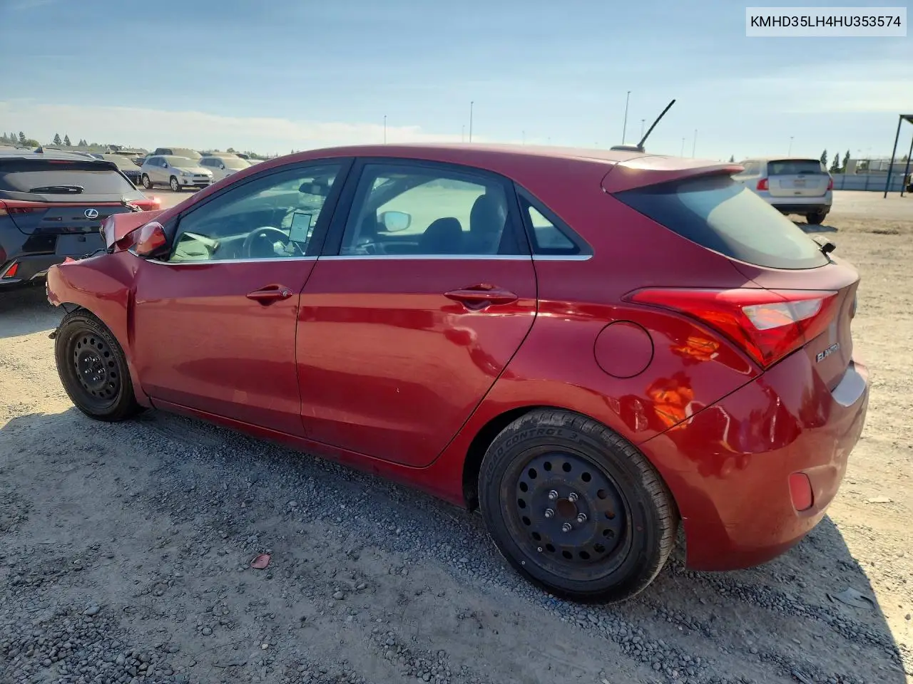 2017 HYUNDAI ELANTRA VIN KMHD35LH4HU353574 — фото 2