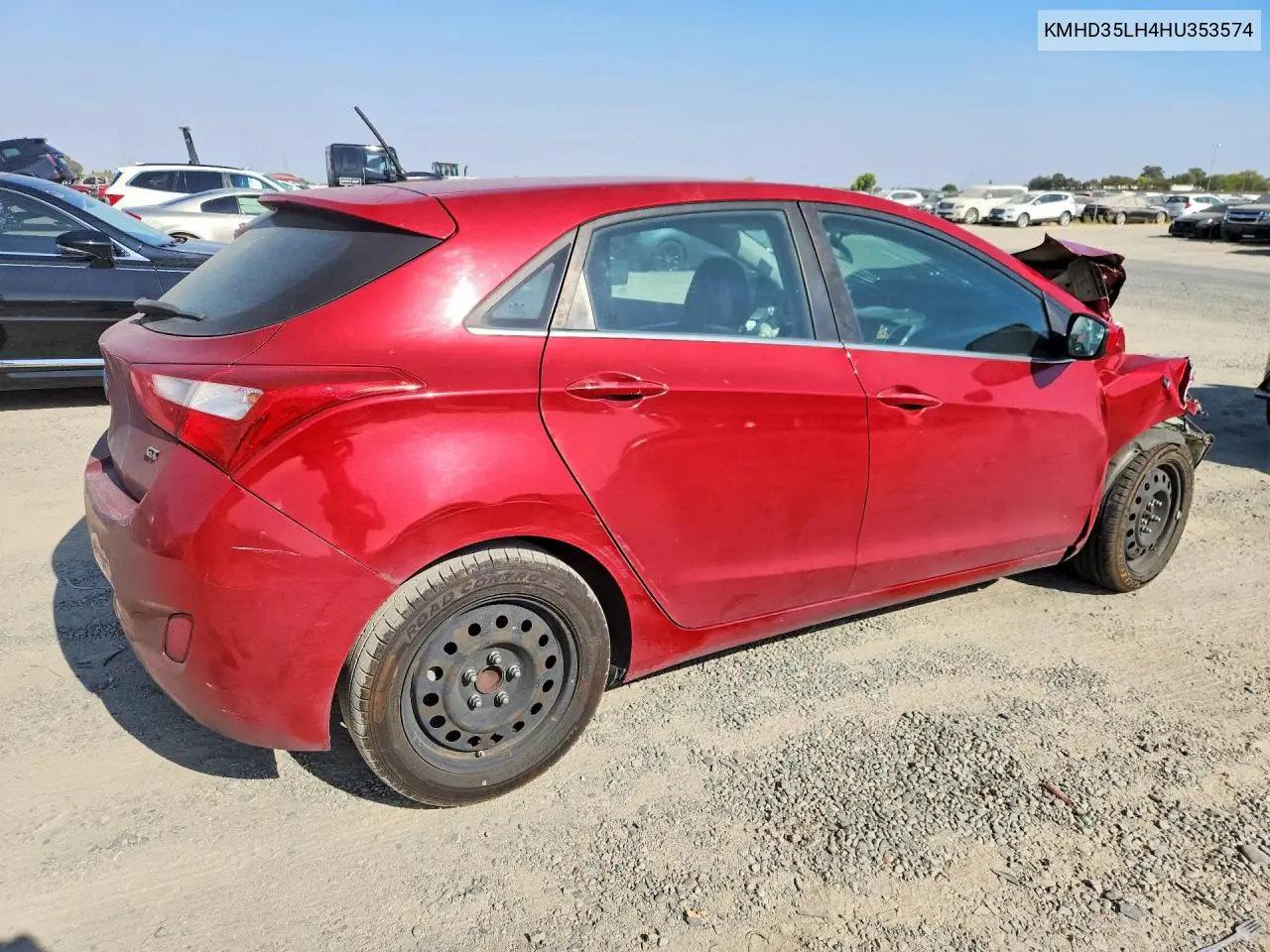 2017 HYUNDAI ELANTRA VIN KMHD35LH4HU353574 — фото 3