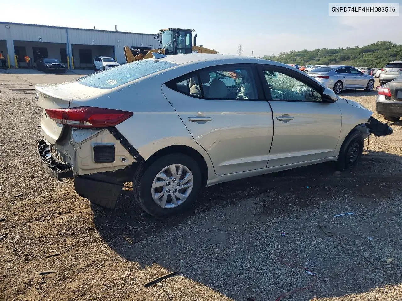 2017 HYUNDAI ELANTRA VIN 5NPD74LF4HH083516 — фото 3