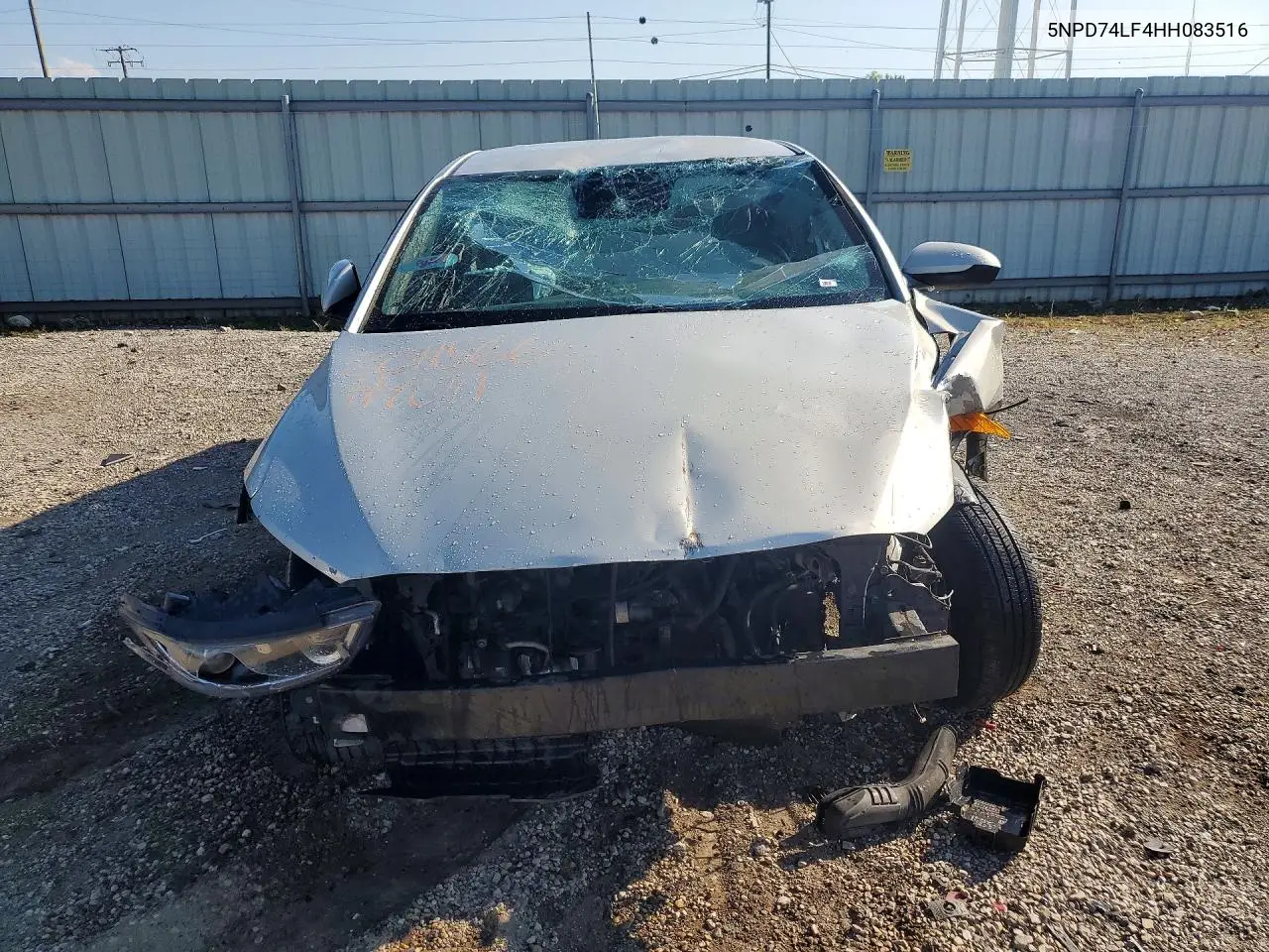 2017 HYUNDAI ELANTRA VIN 5NPD74LF4HH083516 — фото 5