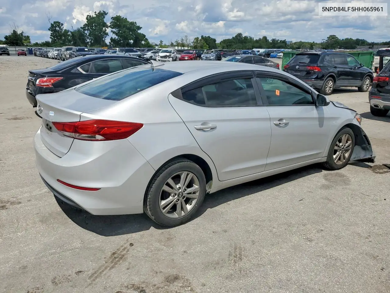 2017 HYUNDAI ELANTRA VIN 5NPD84LF5HH065961 — фото 3