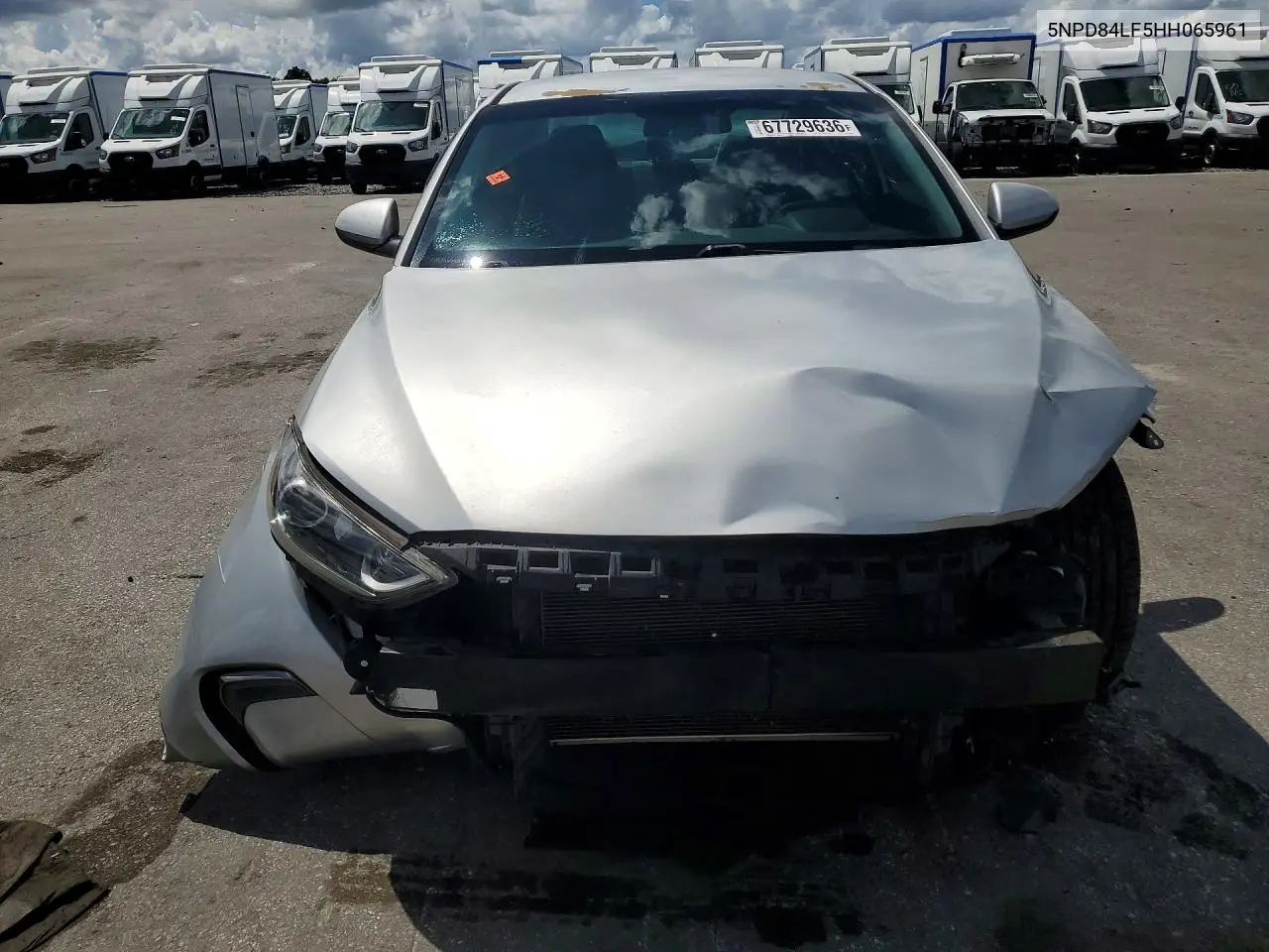 2017 HYUNDAI ELANTRA VIN 5NPD84LF5HH065961 — фото 5