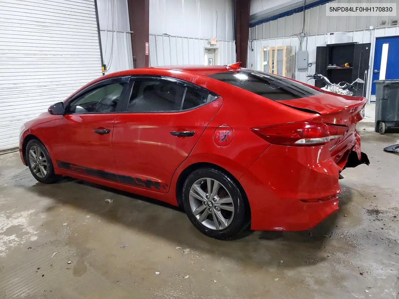 2017 HYUNDAI ELANTRA VIN 5NPD84LF0HH170830 — фото 2