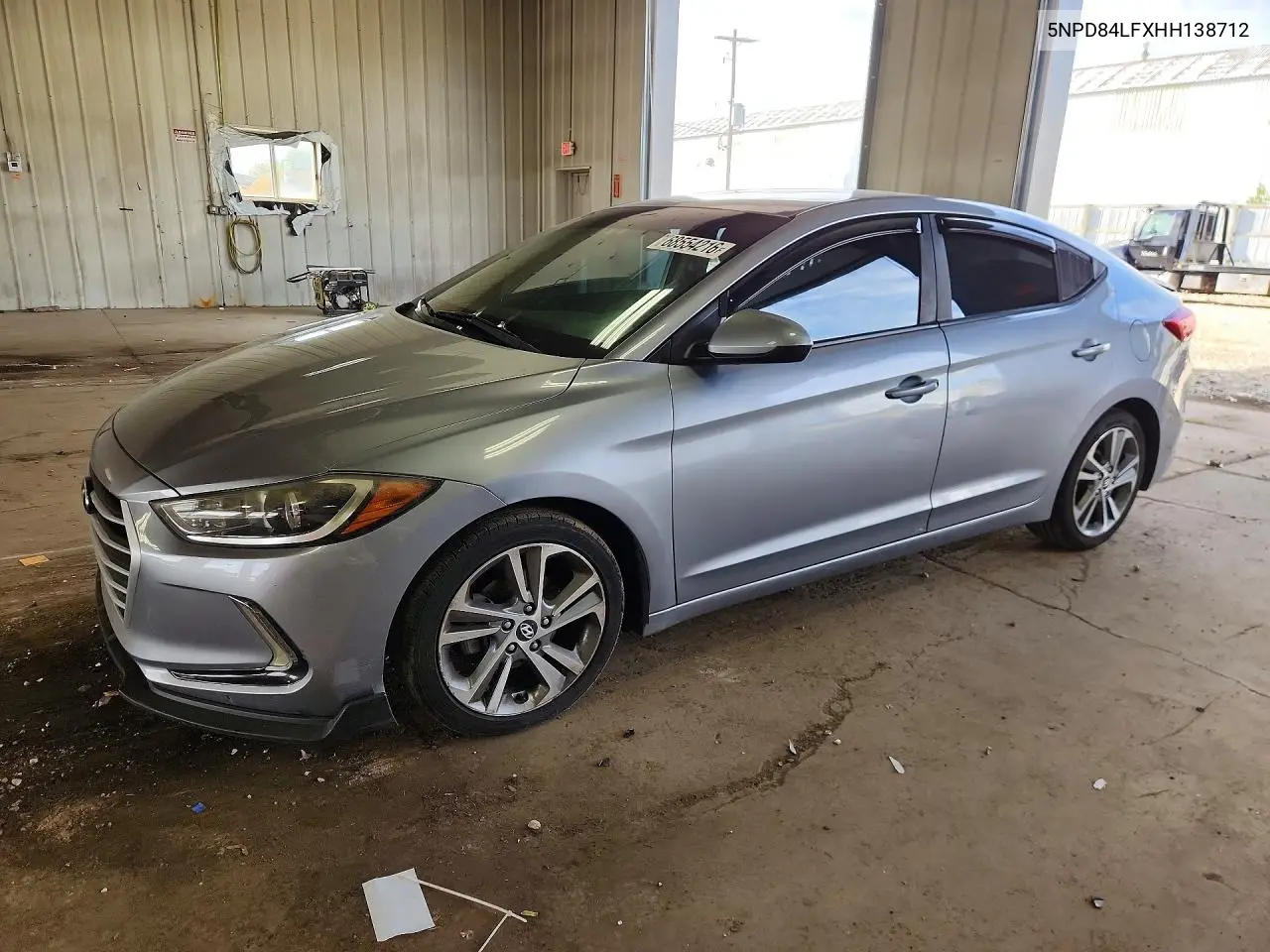 HYUNDAI ELANTRA 2017, VIN 5NPD84LFXHH138712