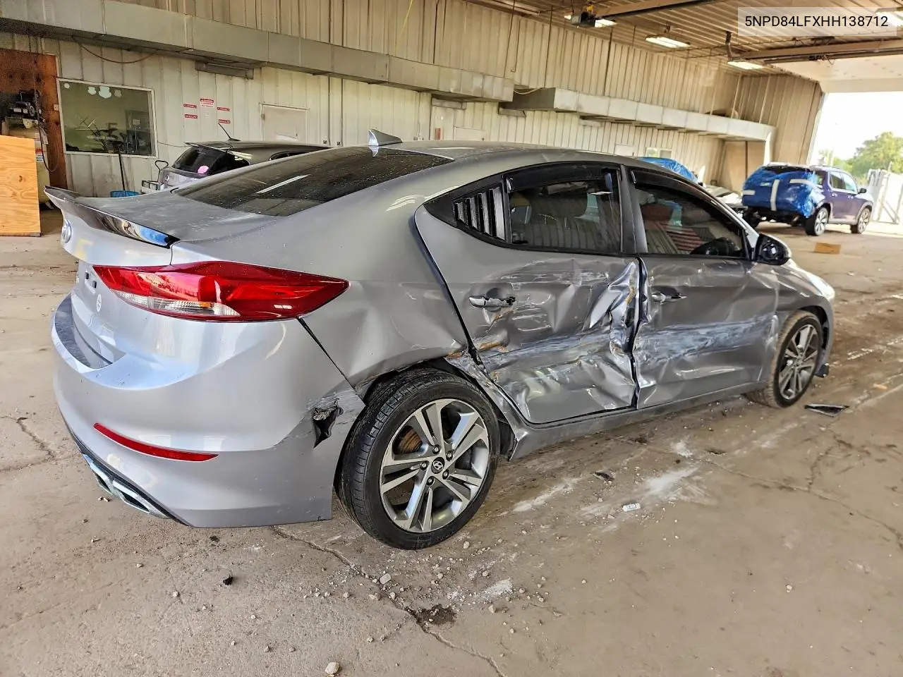2017 HYUNDAI ELANTRA VIN 5NPD84LFXHH138712 — фото 3