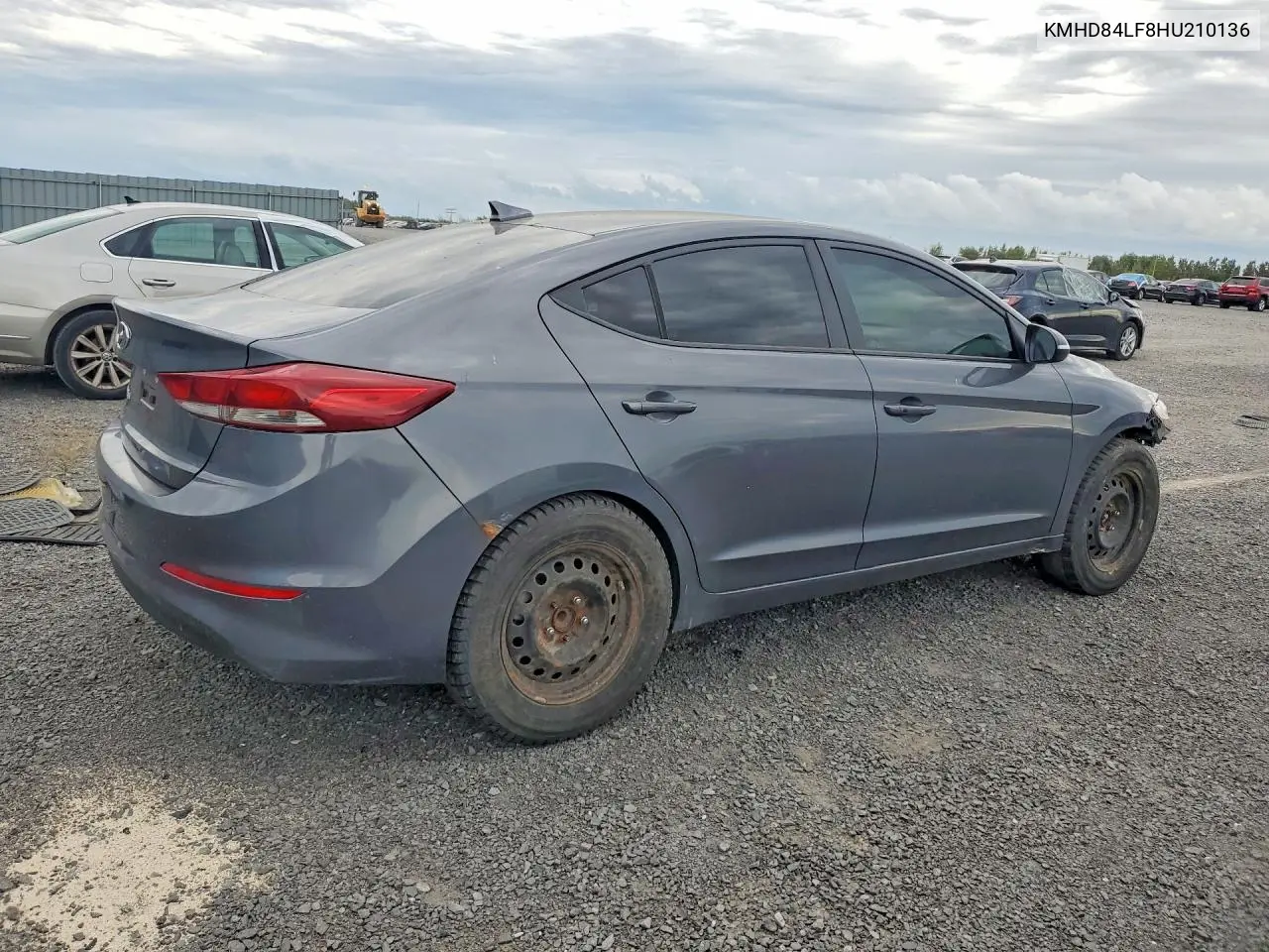 2017 HYUNDAI ELANTRA VIN KMHD84LF8HU210136 — фото 3