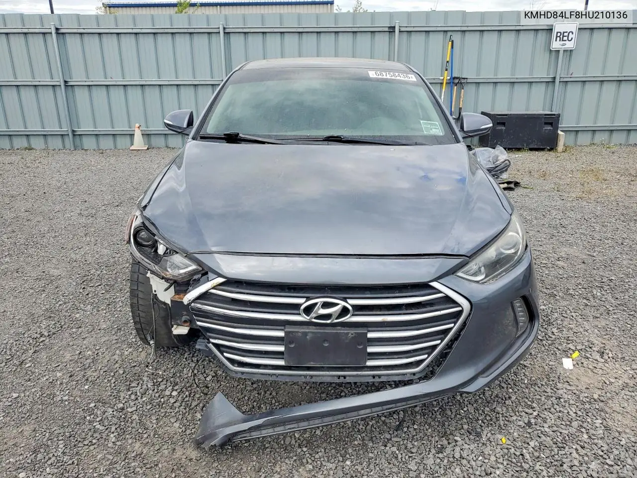 2017 HYUNDAI ELANTRA VIN KMHD84LF8HU210136 — фото 5