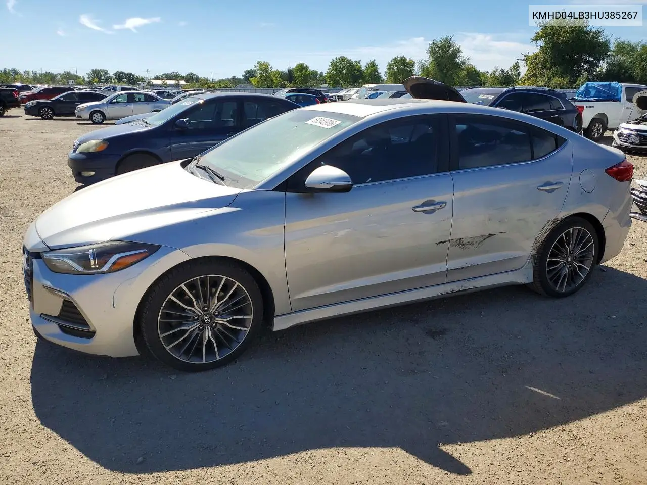 HYUNDAI ELANTRA 2017, VIN KMHD04LB3HU385267