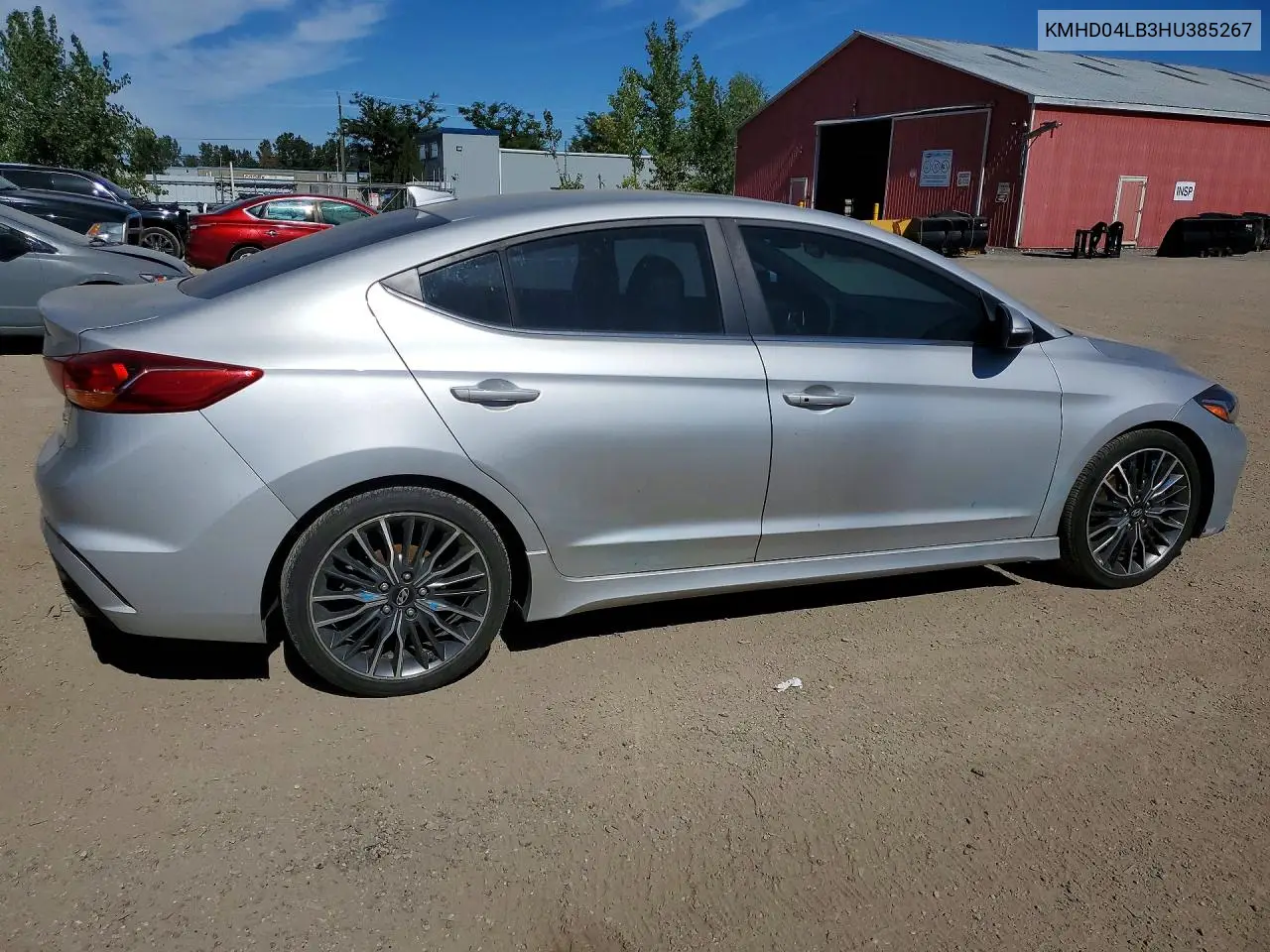 2017 HYUNDAI ELANTRA VIN KMHD04LB3HU385267 — фото 3