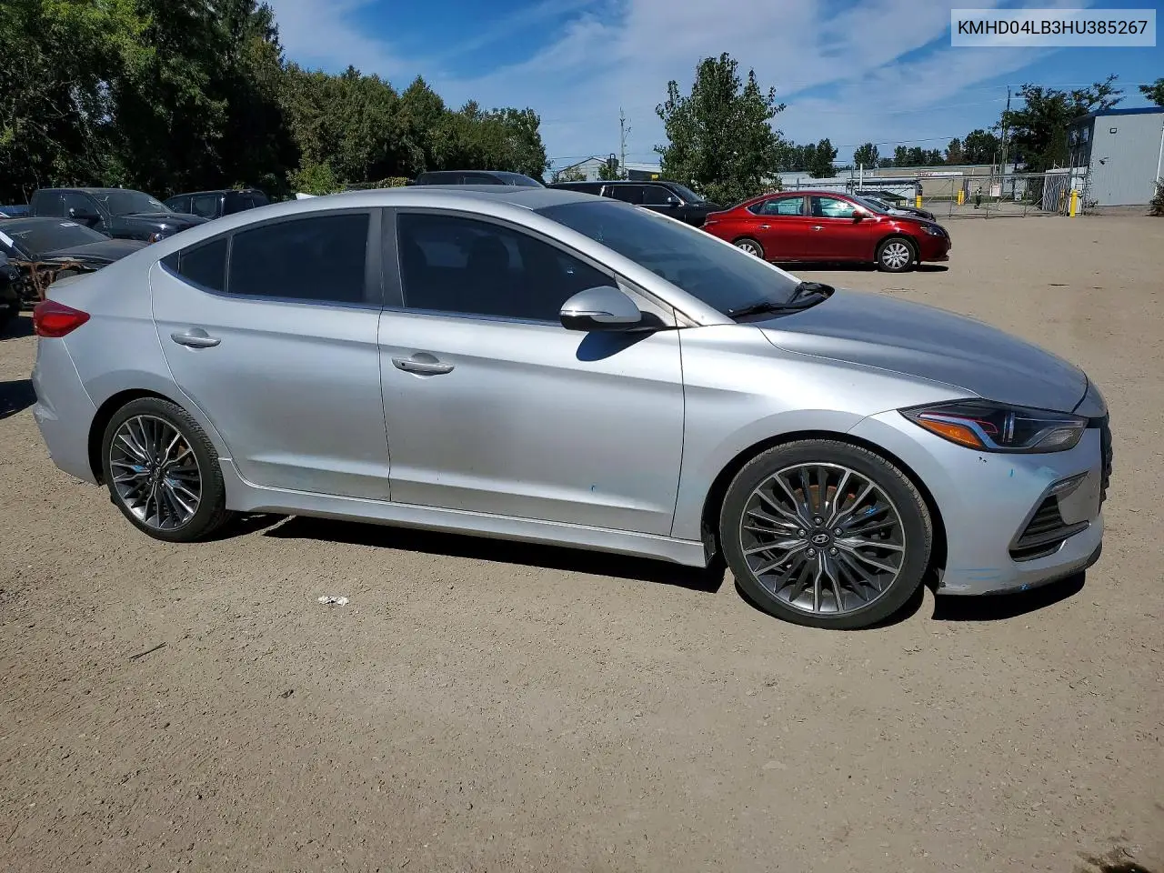 2017 HYUNDAI ELANTRA VIN KMHD04LB3HU385267 — фото 4