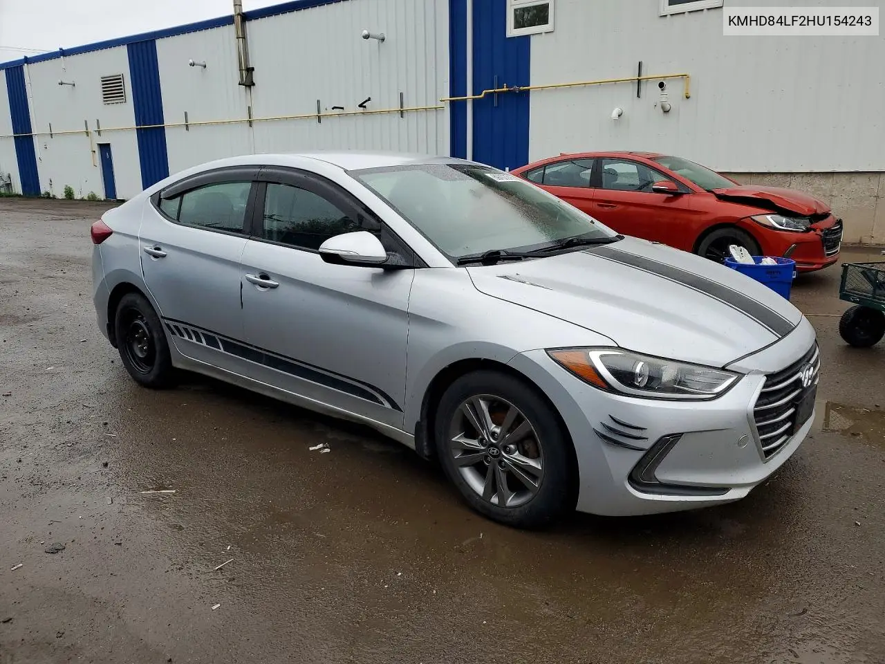 2017 HYUNDAI ELANTRA VIN KMHD84LF2HU154243 — фото 4