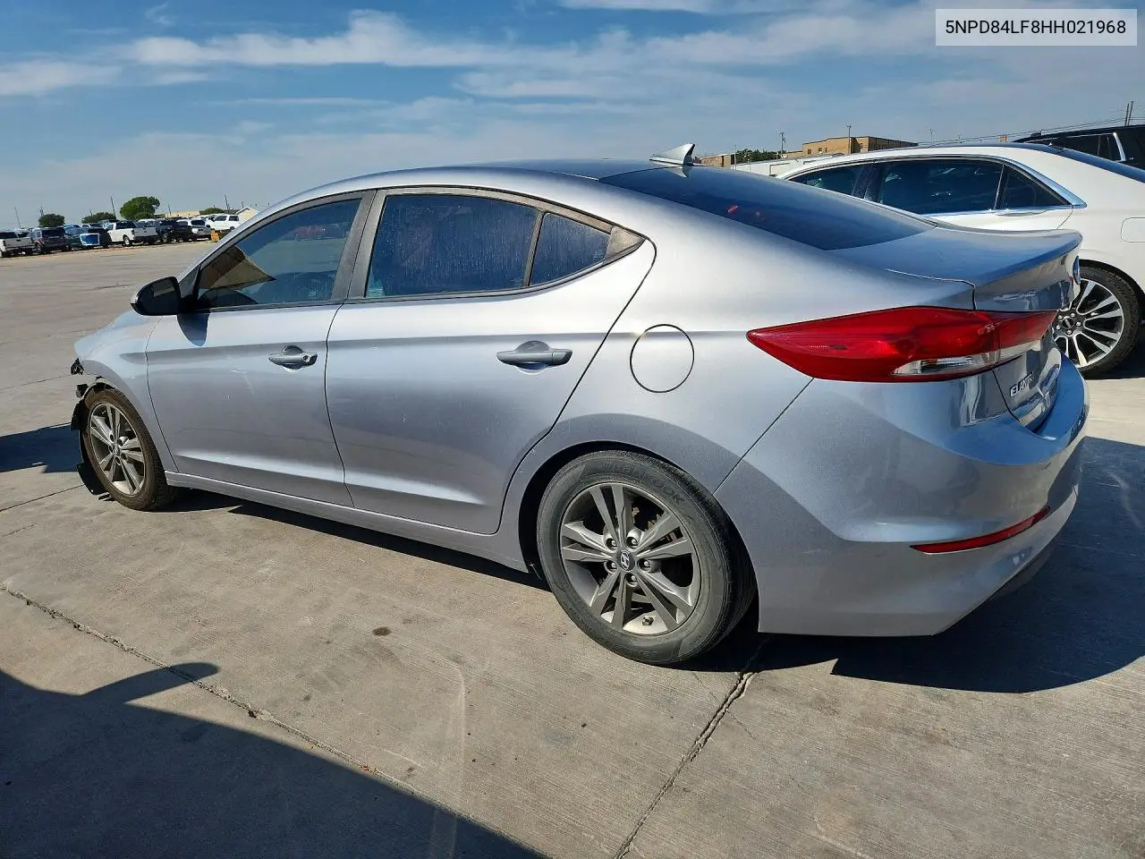 2017 HYUNDAI ELANTRA VIN 5NPD84LF8HH021968 — фото 2