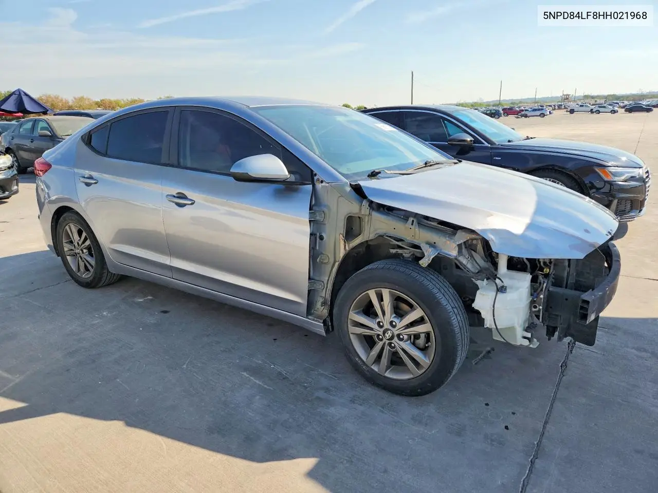 2017 HYUNDAI ELANTRA VIN 5NPD84LF8HH021968 — фото 4