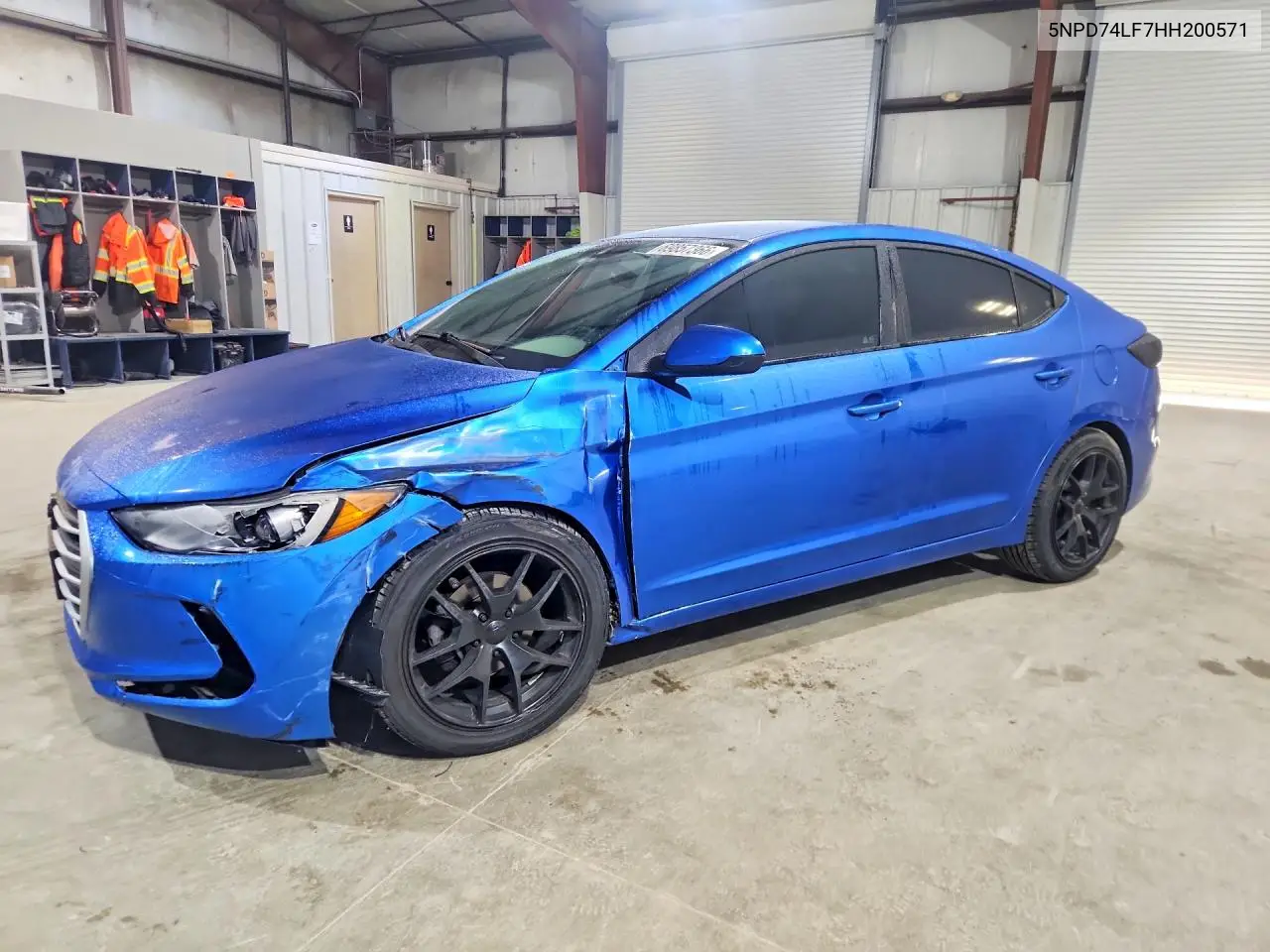 HYUNDAI ELANTRA 2017, VIN 5NPD74LF7HH200571