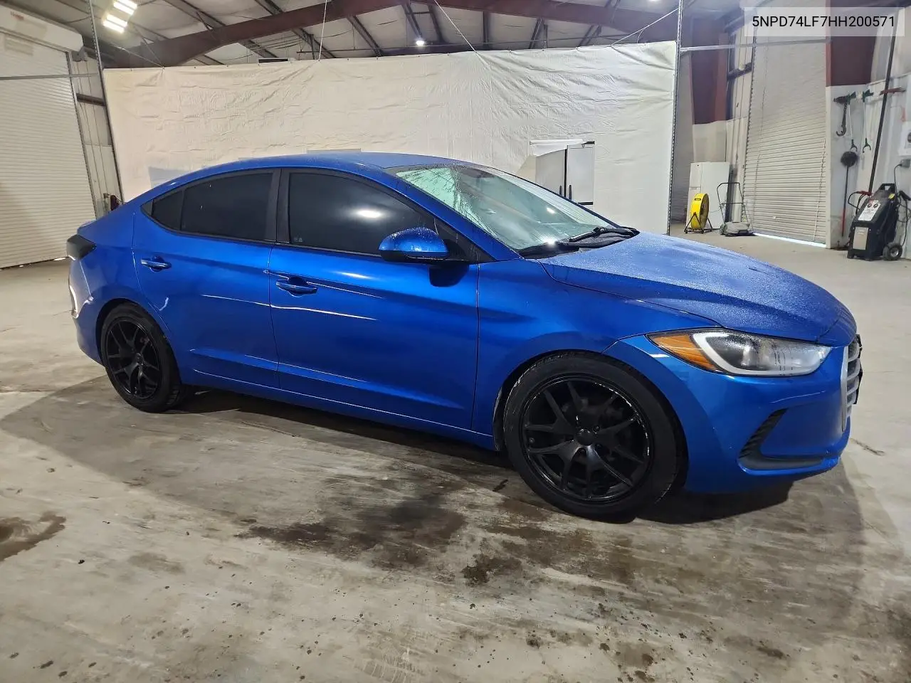 2017 HYUNDAI ELANTRA VIN 5NPD74LF7HH200571 — фото 4