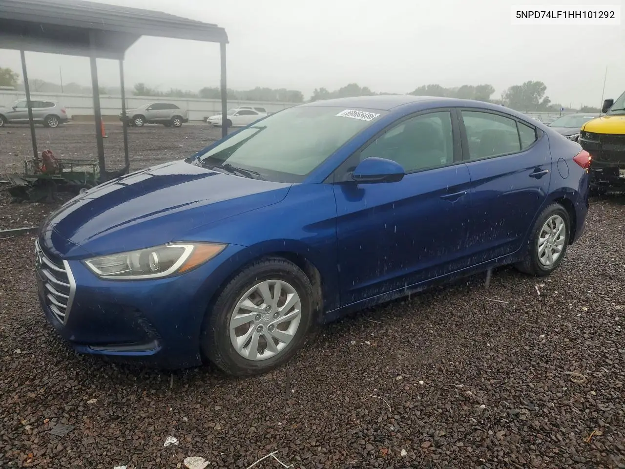 HYUNDAI ELANTRA 2017, VIN 5NPD74LF1HH101292