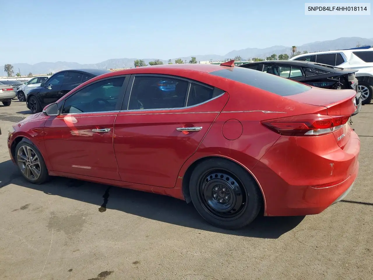 2017 HYUNDAI ELANTRA VIN 5NPD84LF4HH018114 — фото 2