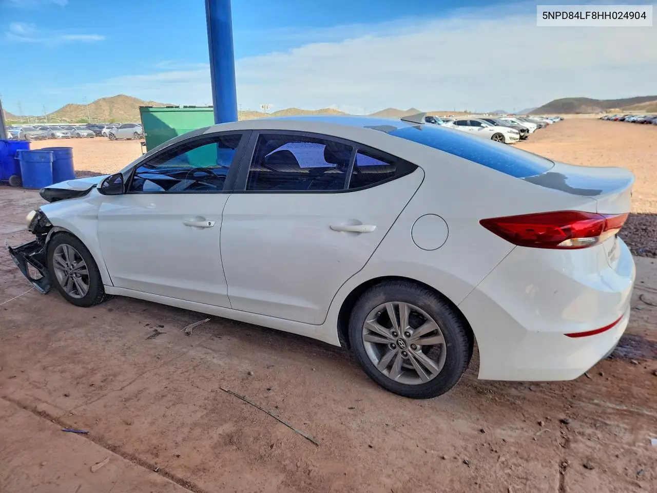 2017 HYUNDAI ELANTRA VIN 5NPD84LF8HH024904 — фото 2