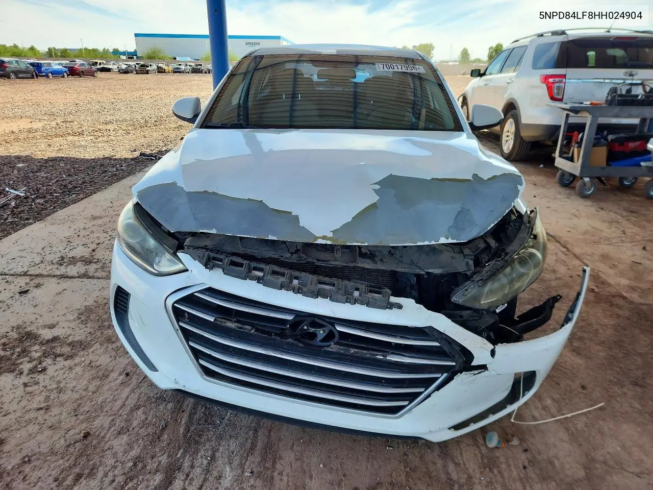 2017 HYUNDAI ELANTRA VIN 5NPD84LF8HH024904 — фото 5