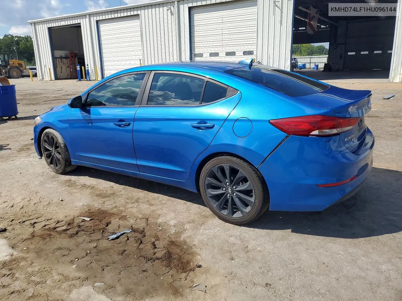 HYUNDAI ELANTRA 2017, VIN KMHD74LF1HU096144