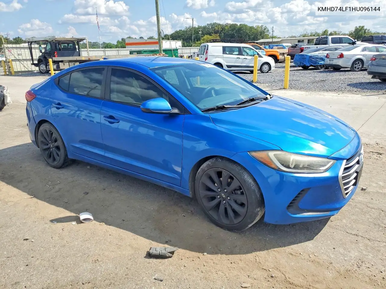 2017 HYUNDAI ELANTRA VIN KMHD74LF1HU096144 — фото 4
