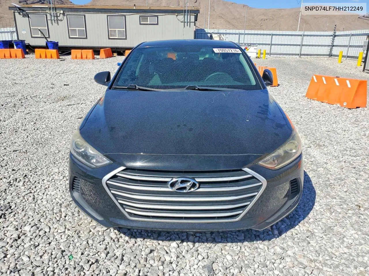 2017 HYUNDAI ELANTRA VIN 5NPD74LF7HH212249 — фото 5