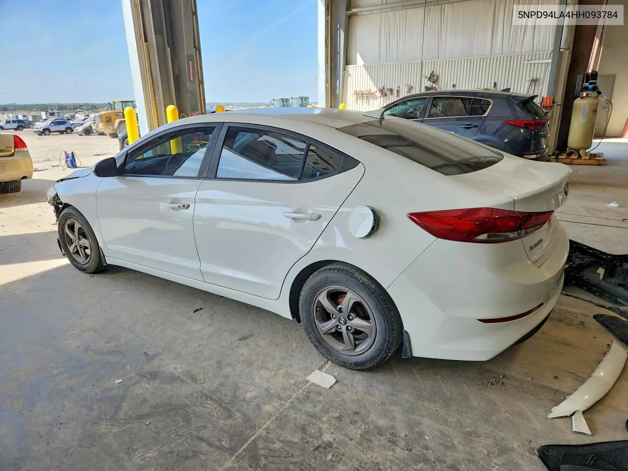 2017 HYUNDAI ELANTRA VIN 5NPD94LA4HH093784 — фото 2