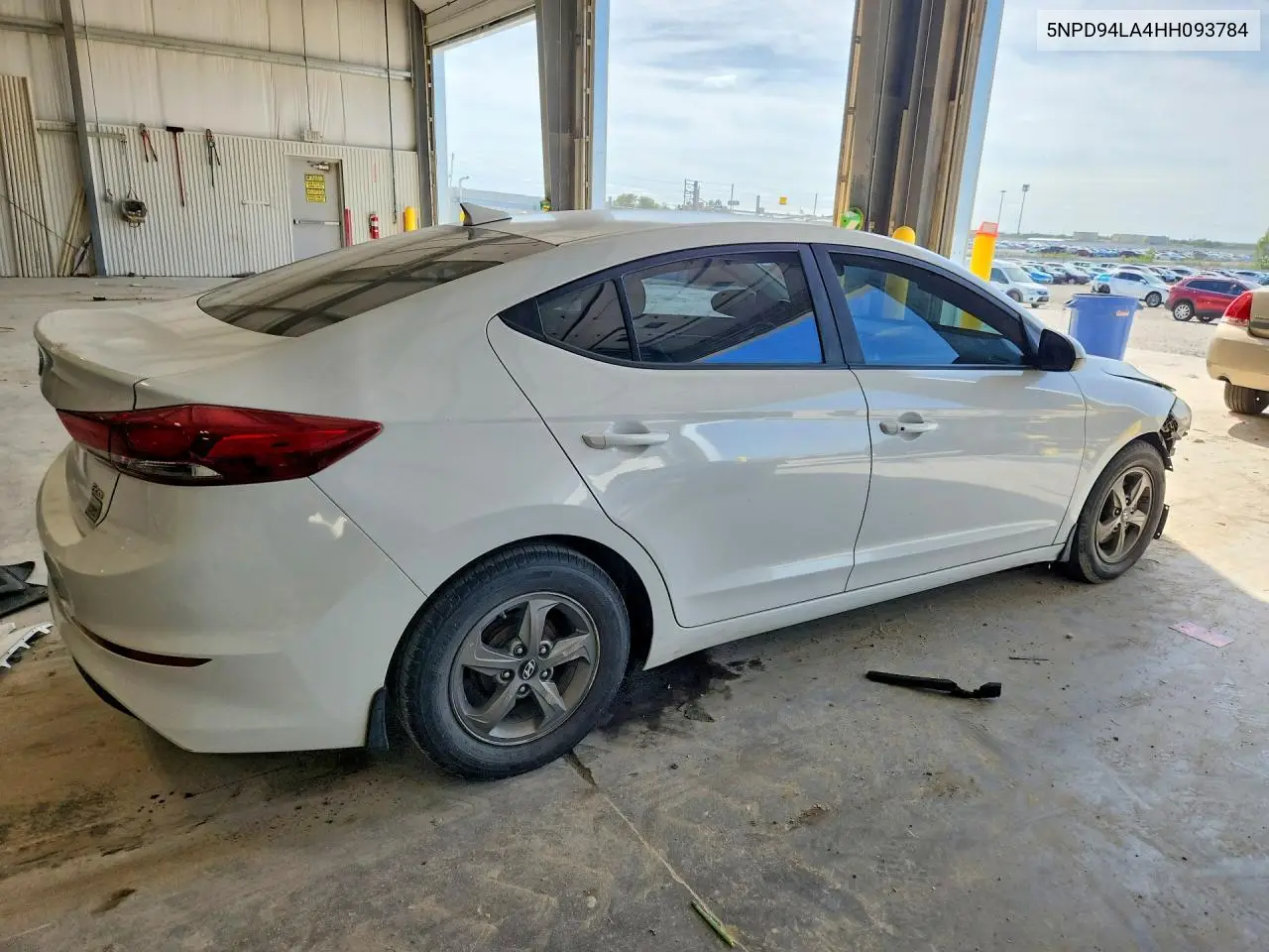 2017 HYUNDAI ELANTRA VIN 5NPD94LA4HH093784 — фото 3