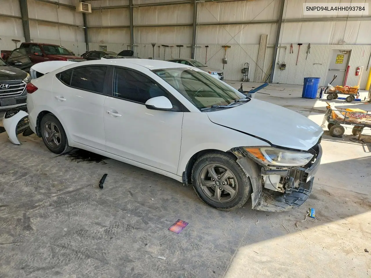 2017 HYUNDAI ELANTRA VIN 5NPD94LA4HH093784 — фото 4