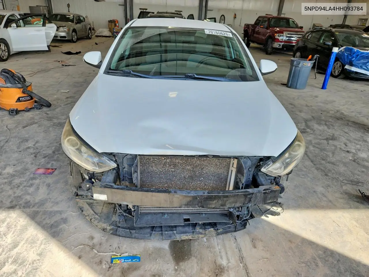 2017 HYUNDAI ELANTRA VIN 5NPD94LA4HH093784 — фото 5