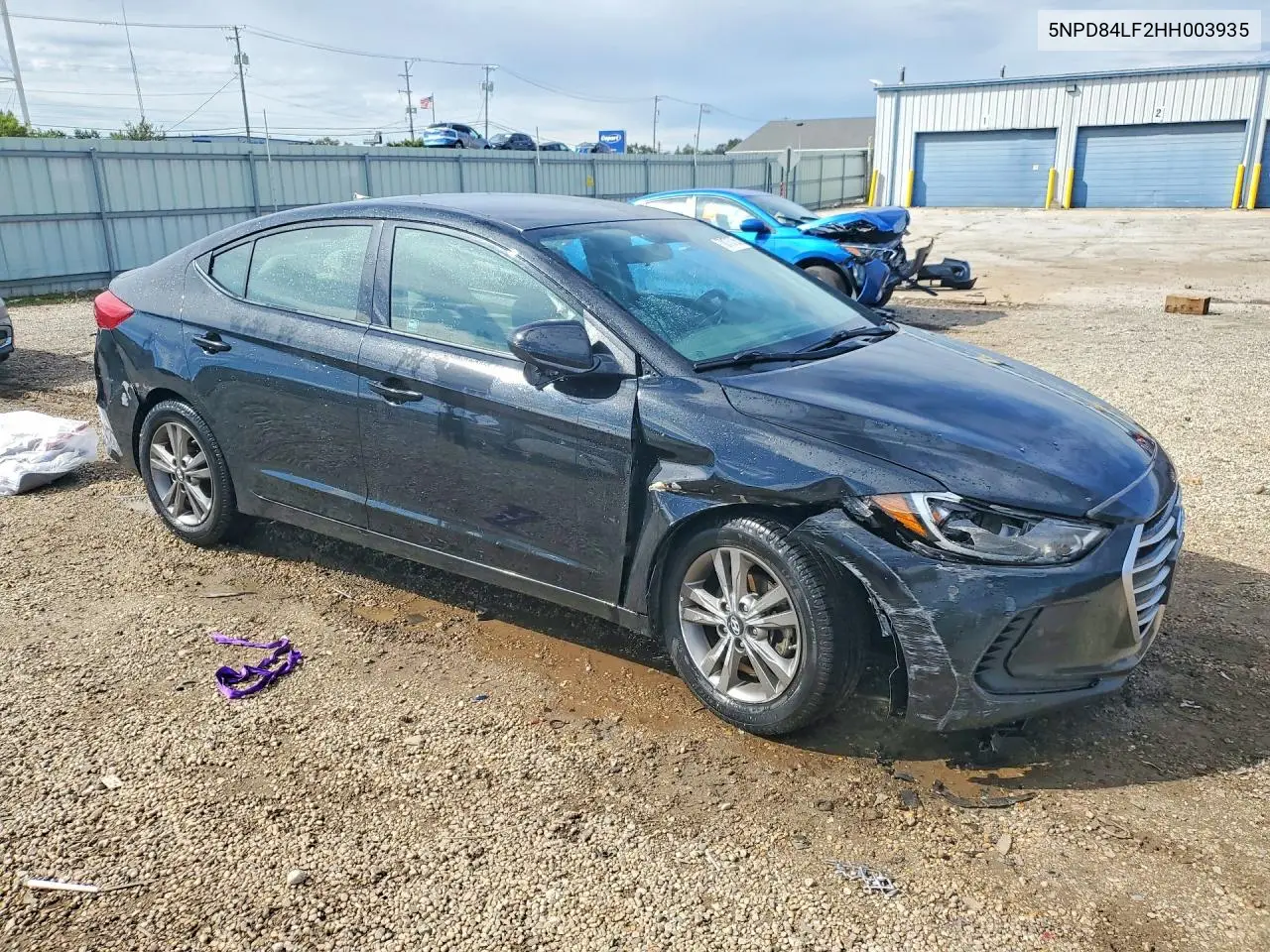 2017 HYUNDAI ELANTRA VIN 5NPD84LF2HH003935 — фото 4