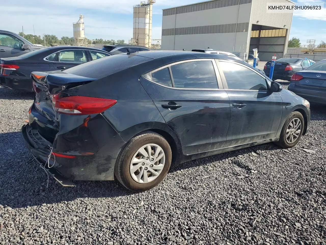 2017 HYUNDAI ELANTRA VIN KMHD74LF3HU096923 — фото 3