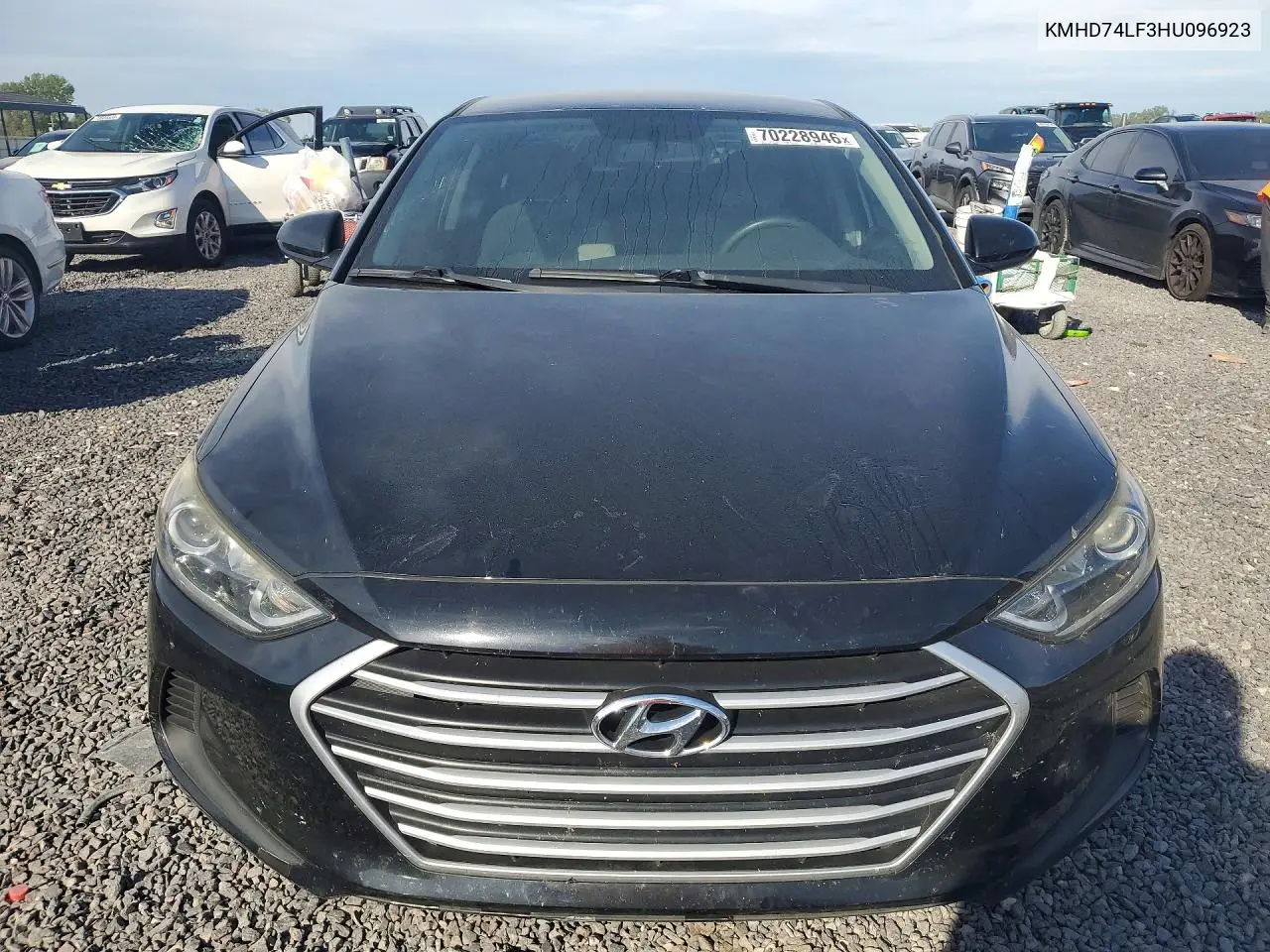 2017 HYUNDAI ELANTRA VIN KMHD74LF3HU096923 — фото 5