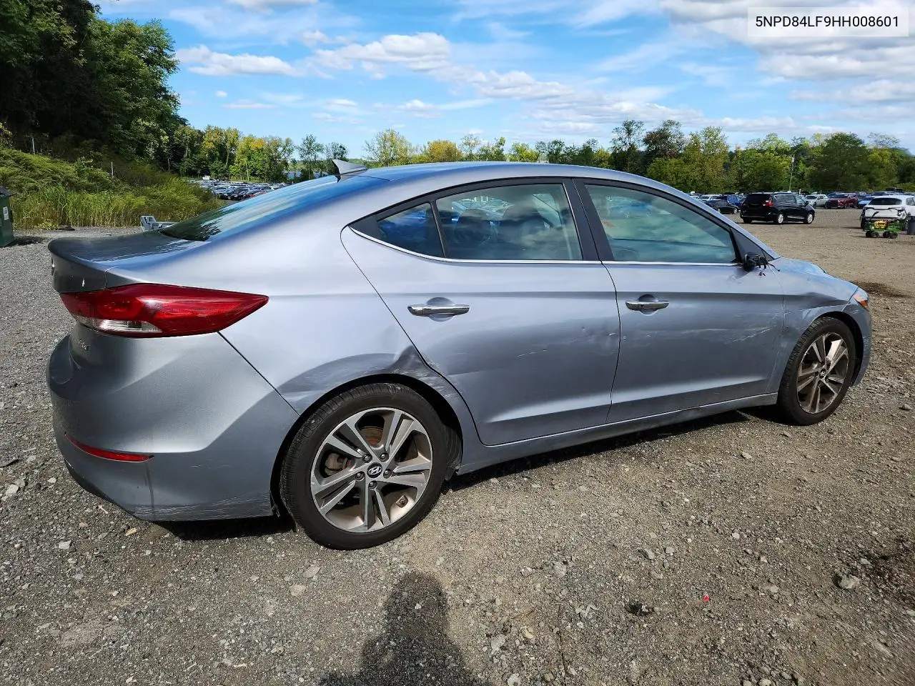 2017 HYUNDAI ELANTRA VIN 5NPD84LF9HH008601 — фото 3
