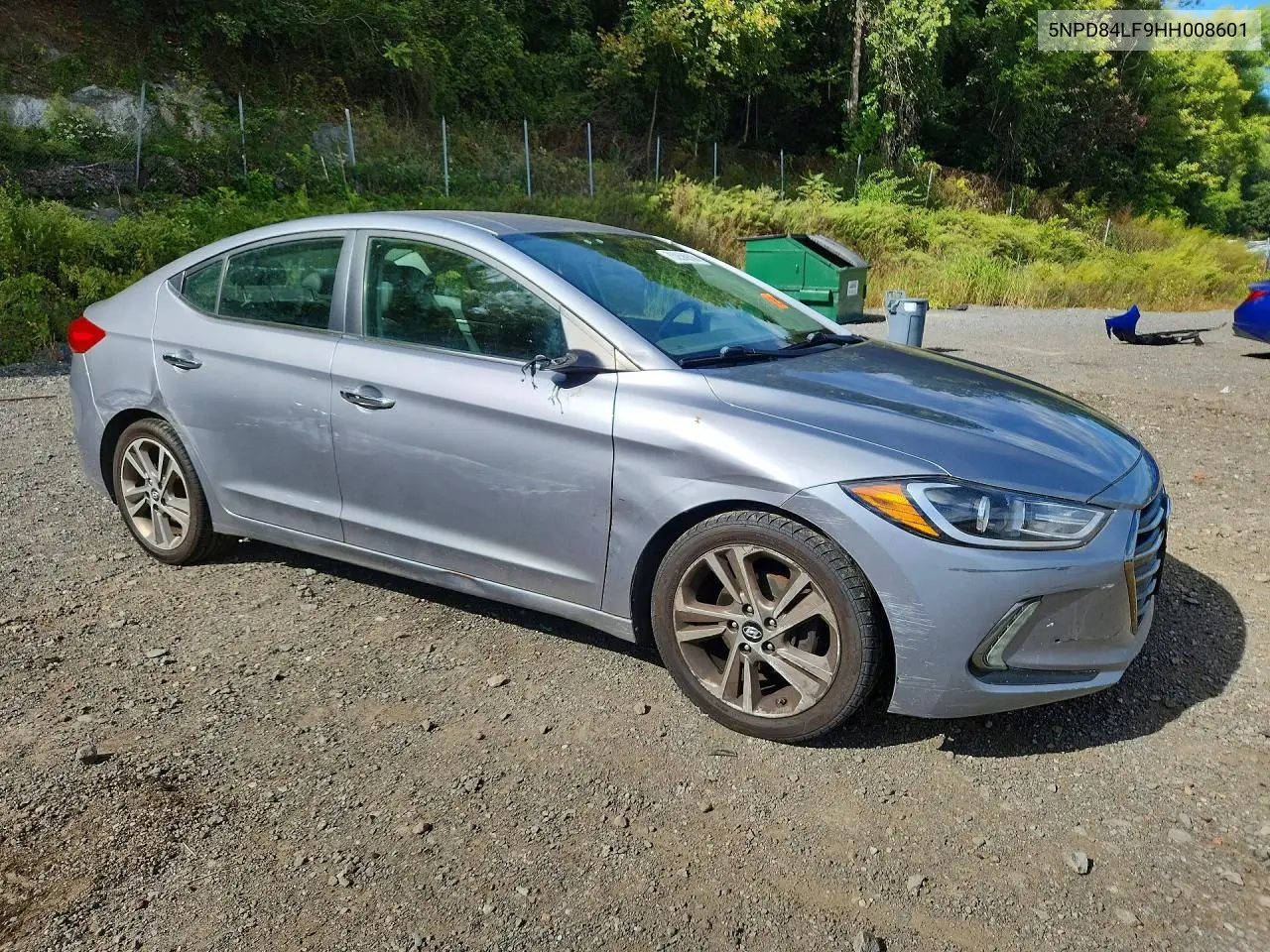 2017 HYUNDAI ELANTRA VIN 5NPD84LF9HH008601 — фото 4