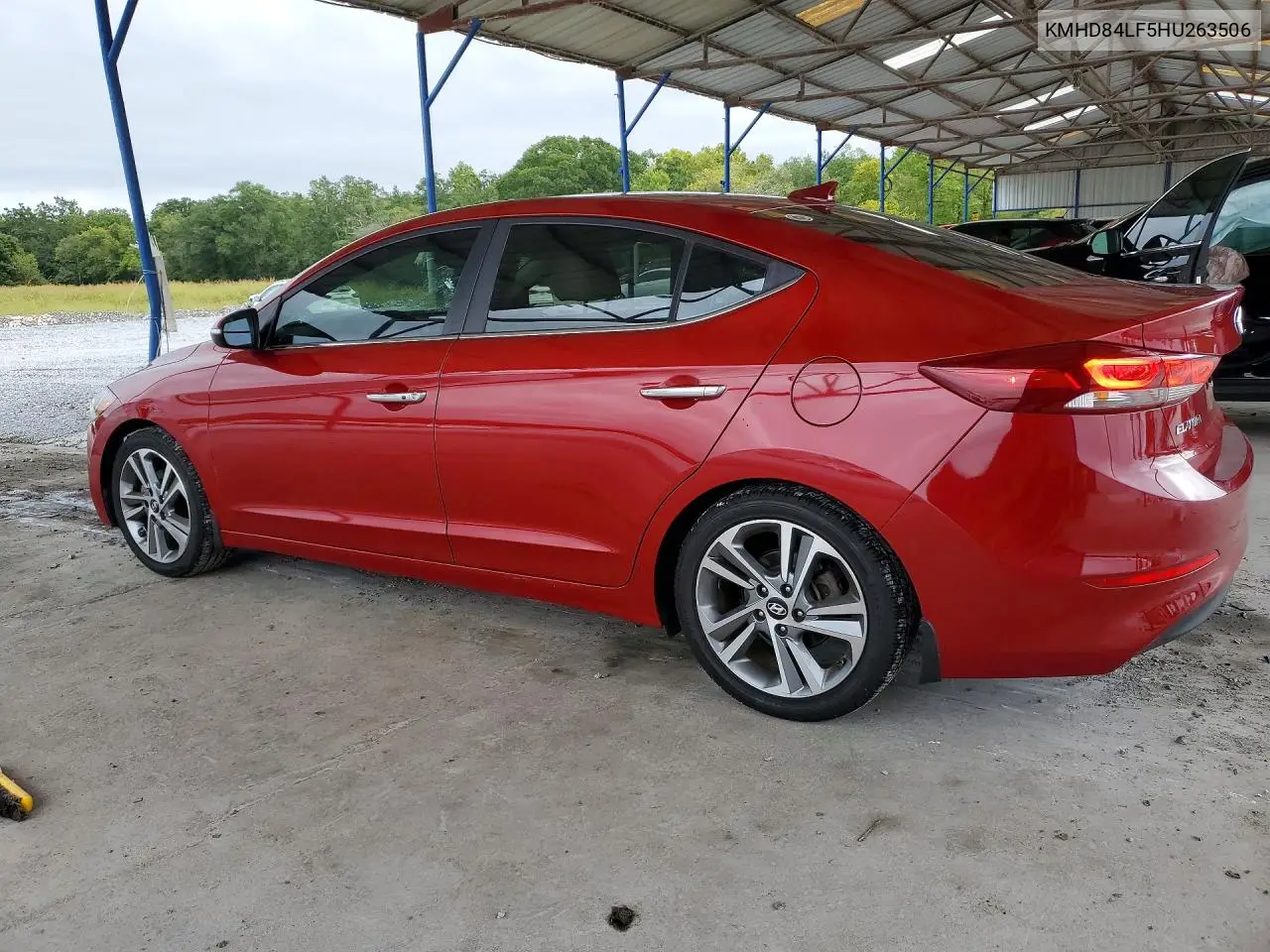 2017 HYUNDAI ELANTRA VIN KMHD84LF5HU263506 — фото 2