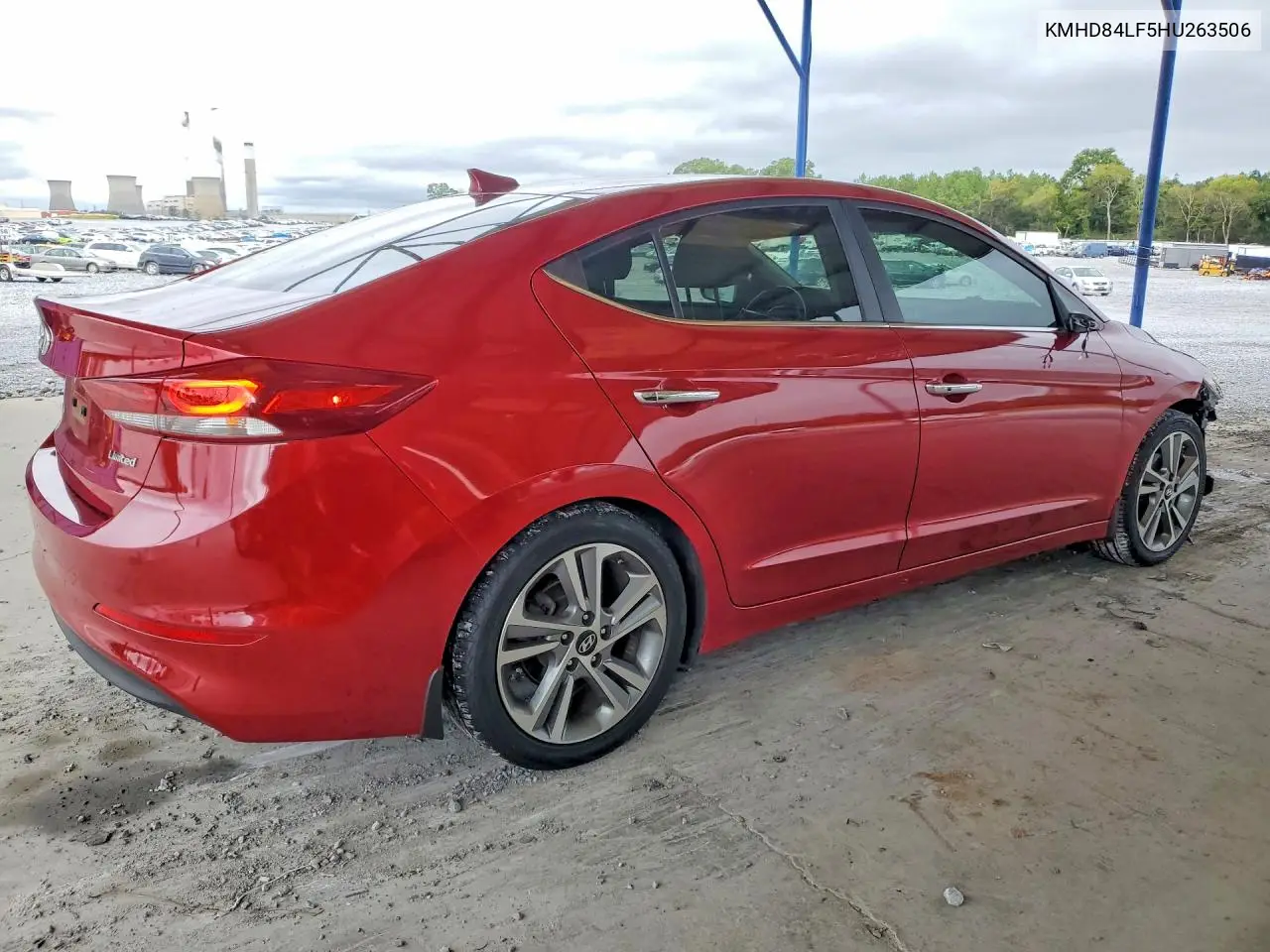 2017 HYUNDAI ELANTRA VIN KMHD84LF5HU263506 — фото 3
