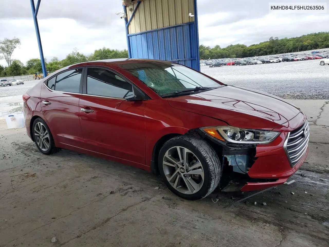 2017 HYUNDAI ELANTRA VIN KMHD84LF5HU263506 — фото 4