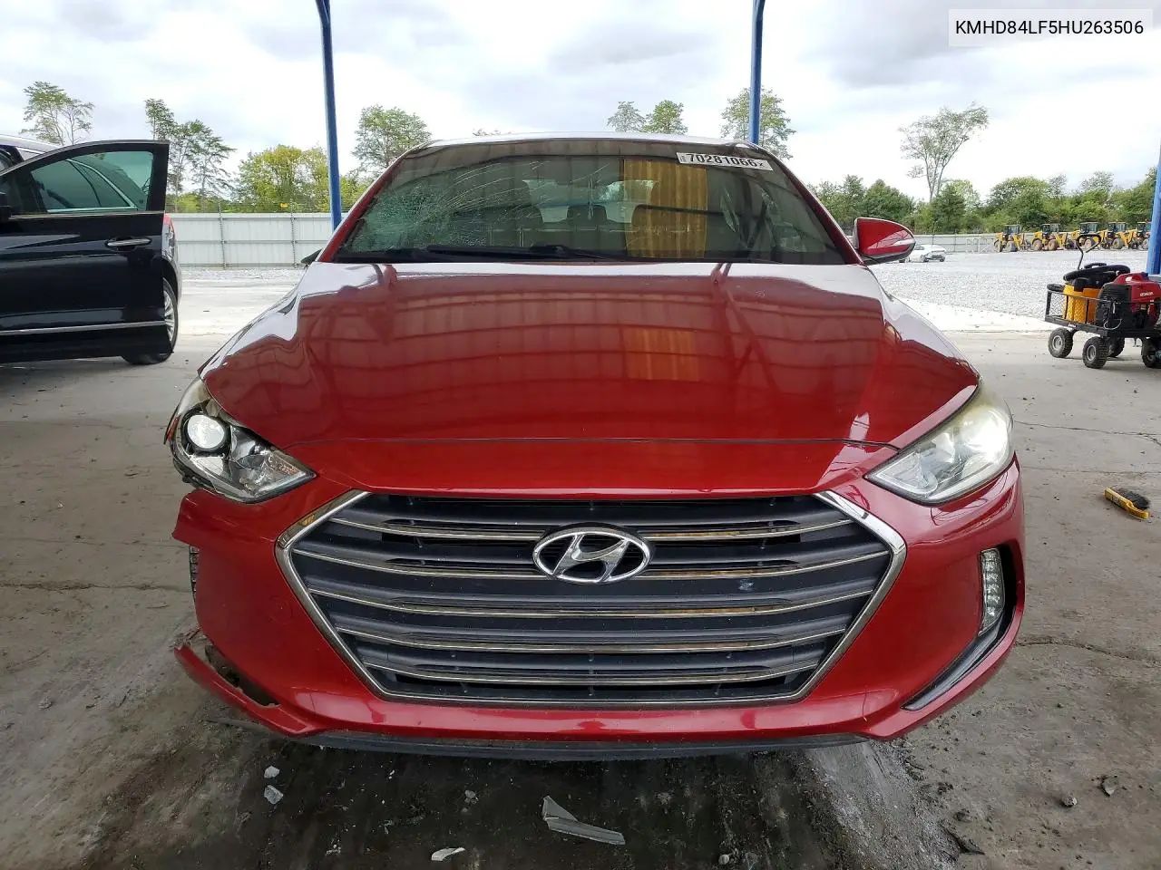 2017 HYUNDAI ELANTRA VIN KMHD84LF5HU263506 — фото 5