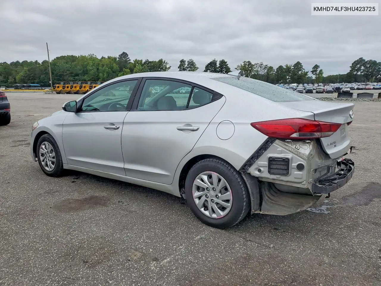 2017 HYUNDAI ELANTRA VIN KMHD74LF3HU423725 — фото 2