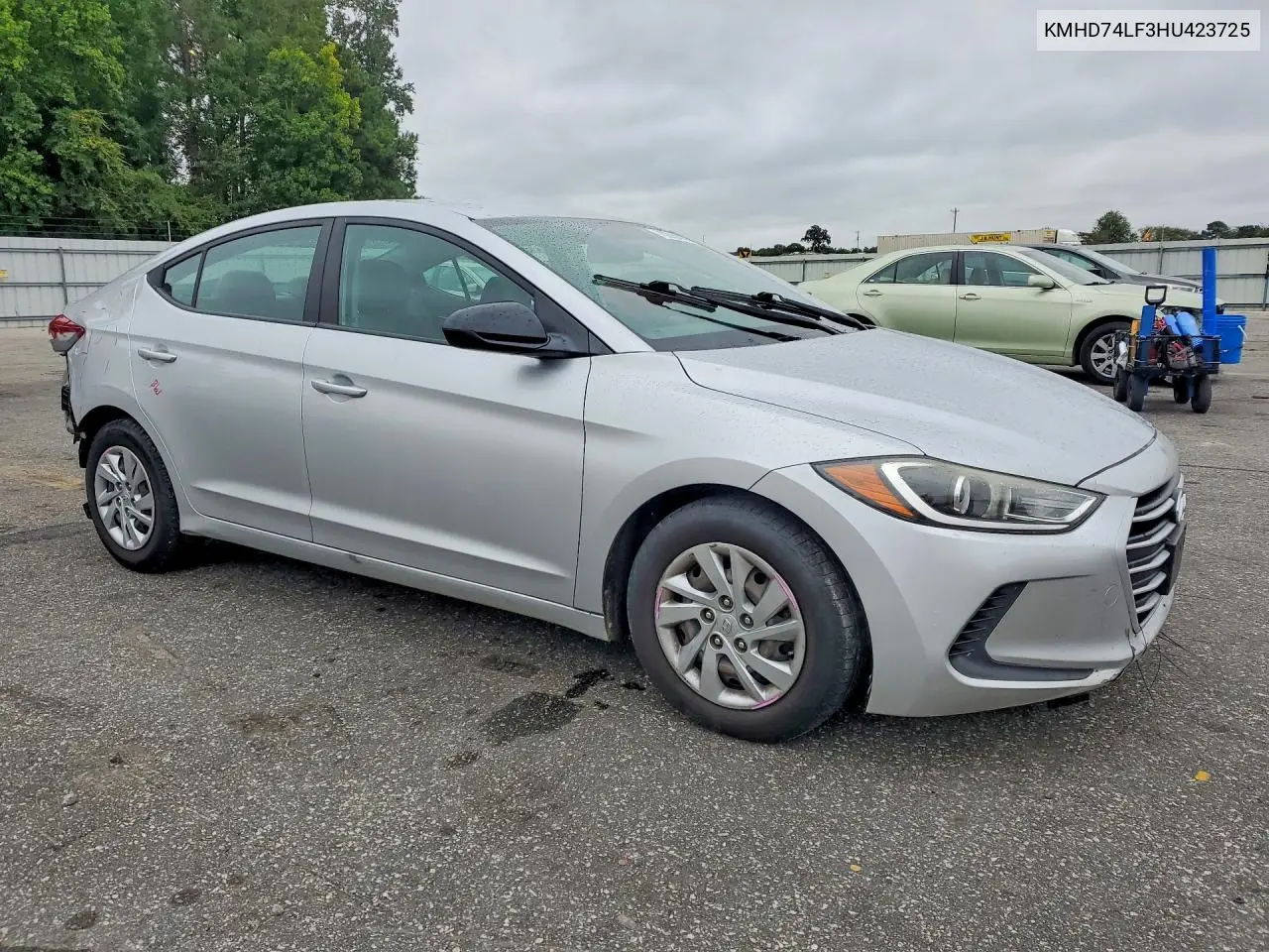 2017 HYUNDAI ELANTRA VIN KMHD74LF3HU423725 — фото 4