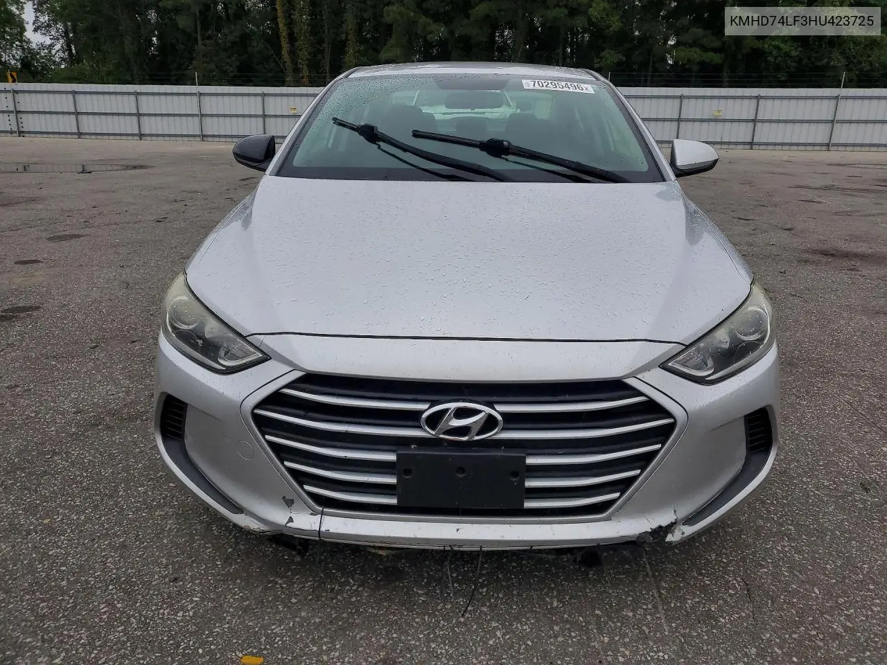 2017 HYUNDAI ELANTRA VIN KMHD74LF3HU423725 — фото 5