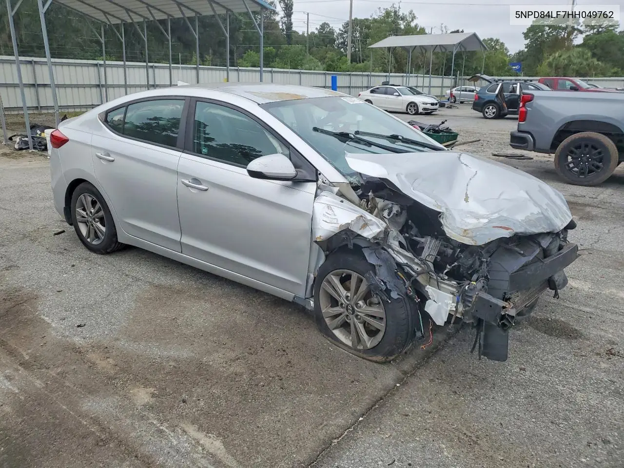2017 HYUNDAI ELANTRA VIN 5NPD84LF7HH049762 — фото 4