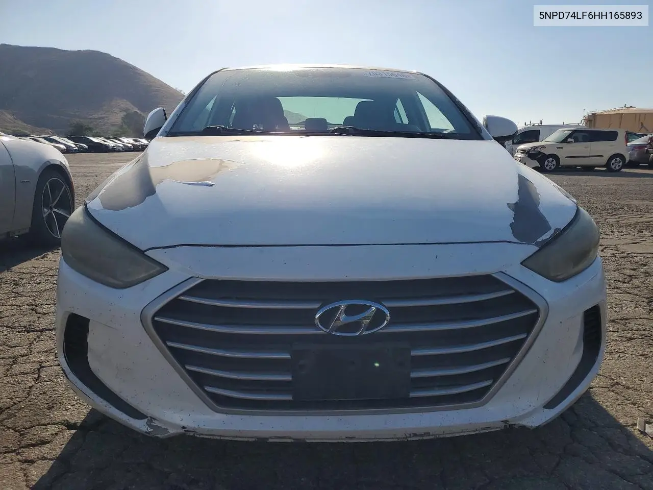 2017 HYUNDAI ELANTRA VIN 5NPD74LF6HH165893 — фото 5