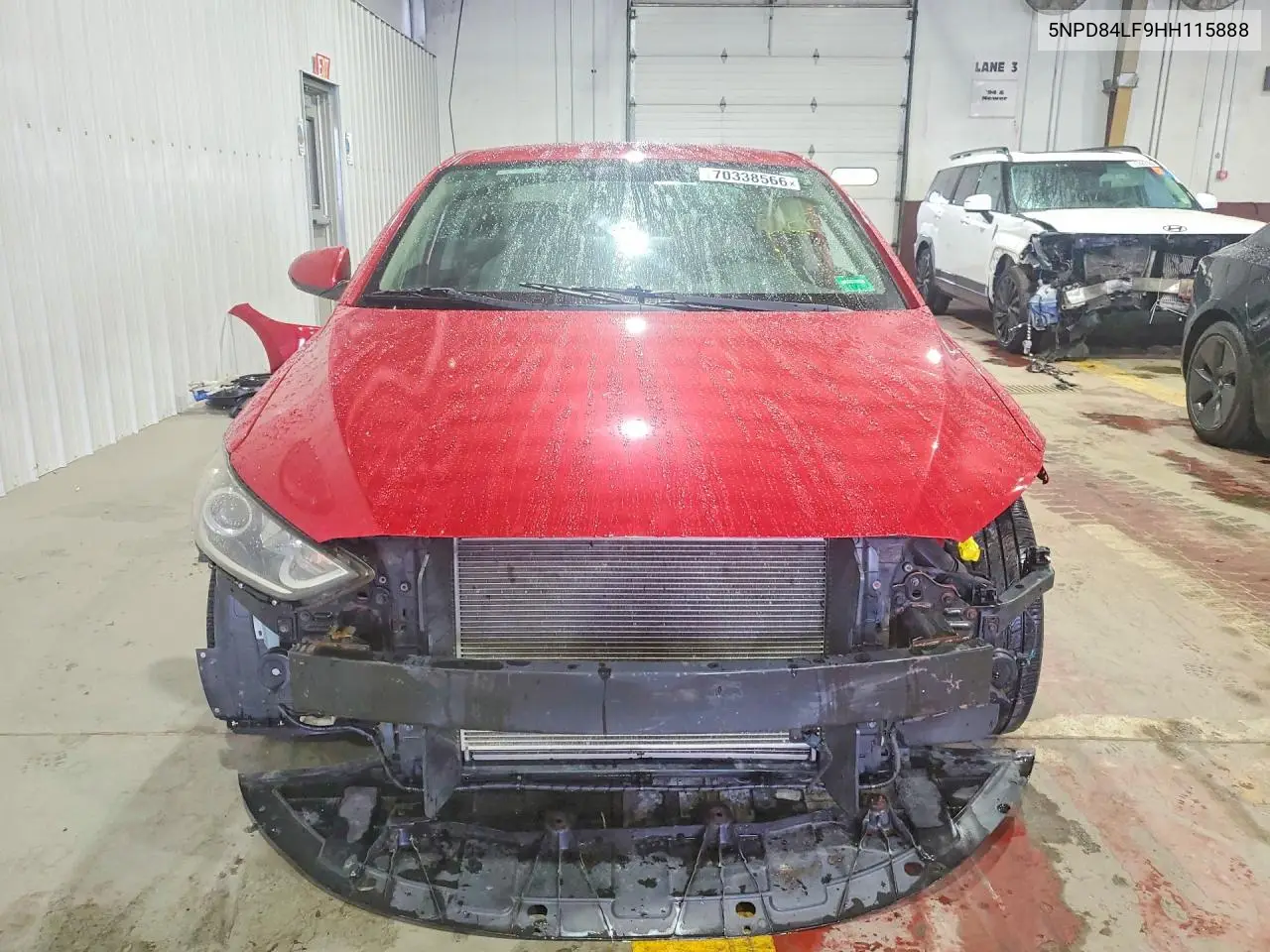 2017 HYUNDAI ELANTRA VIN 5NPD84LF9HH115888 — фото 5
