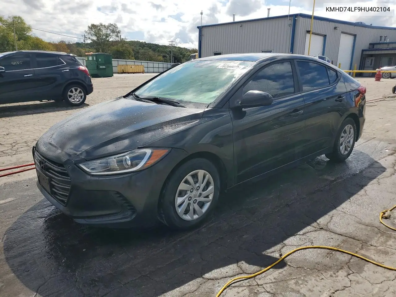 HYUNDAI ELANTRA 2017, VIN KMHD74LF9HU402104